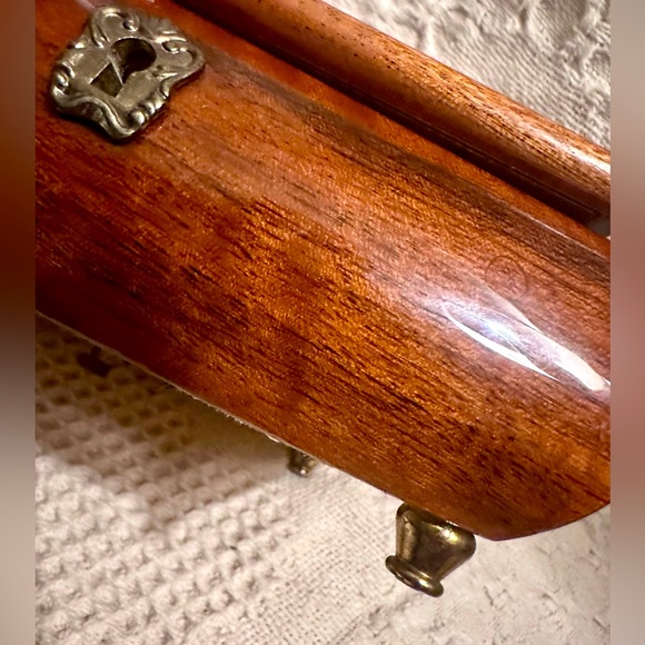 Vtg Edna Hibel Jewelry Music Box Mother&Child Art On Reuge🤚🏽made Italy Signed - Picture 9 of 15